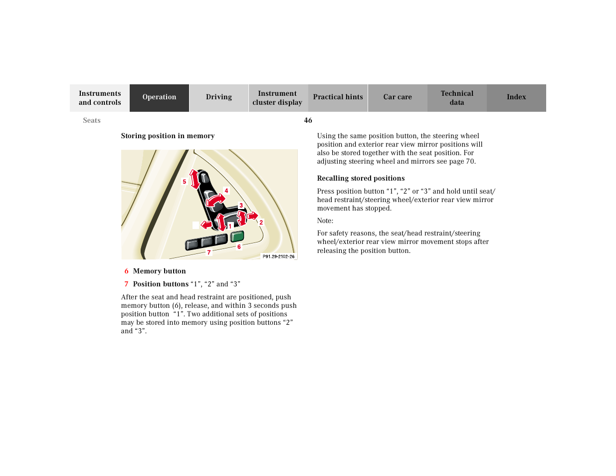Mercedes-Benz 2002 SL 600 User Manual | Page 50 / 302