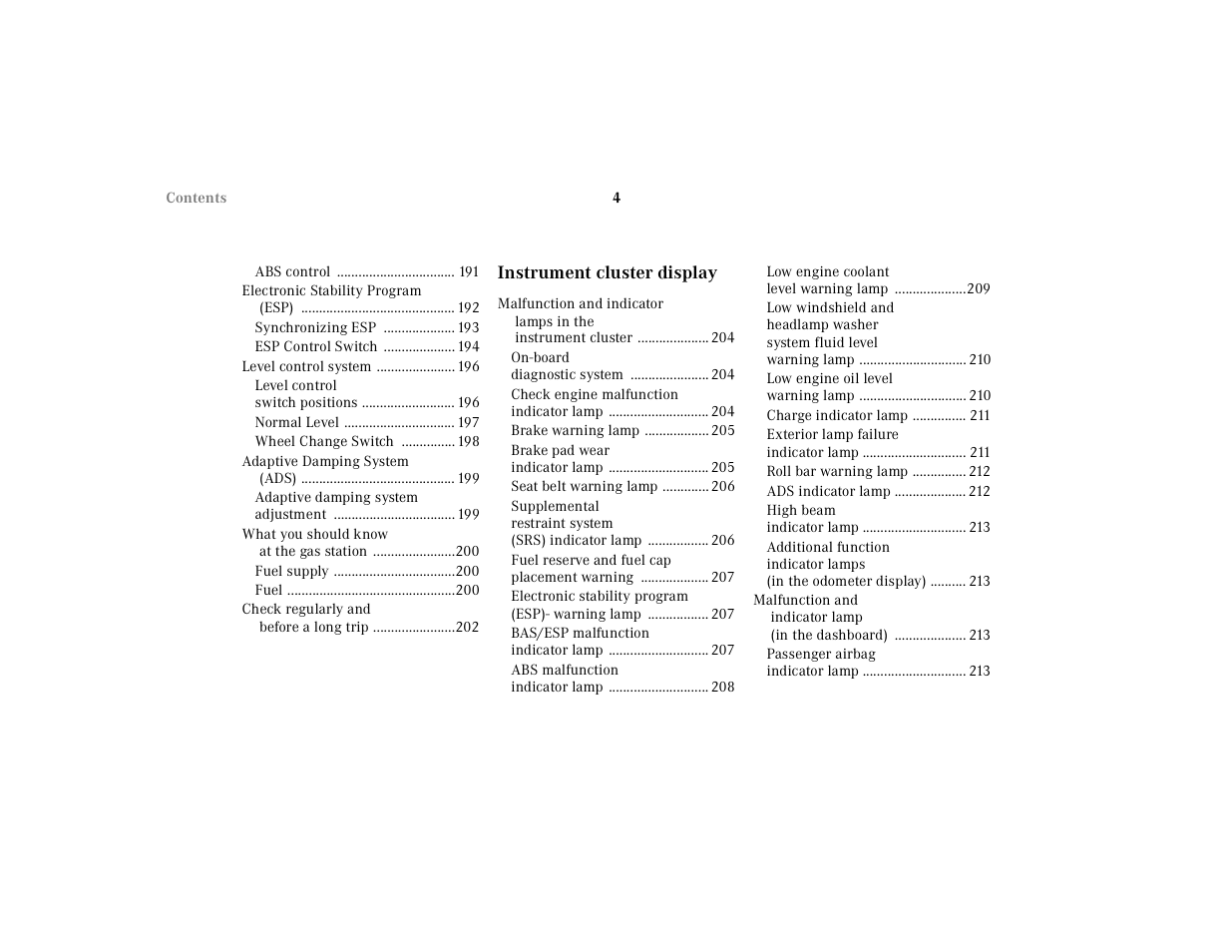 Mercedes-Benz 2002 SL 600 User Manual | Page 7 / 302