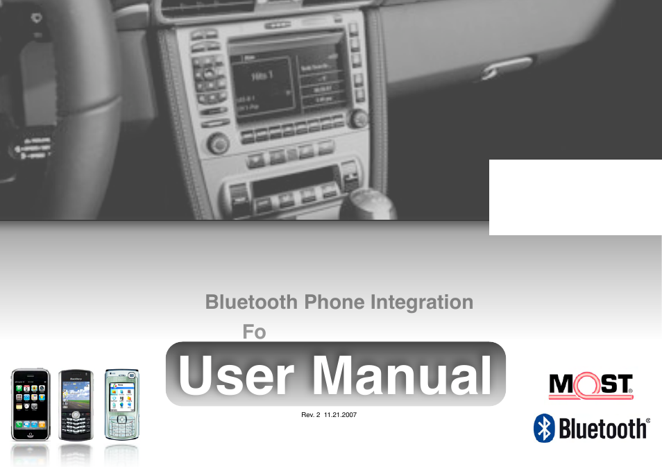 Mercedes-Benz BLUETOOTH PHONE INTEGRATION ECP/M MERCEDES User Manual | 10 pages