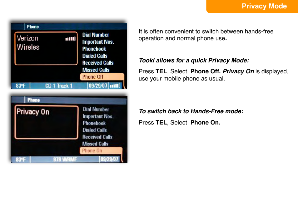 Mercedes-Benz BLUETOOTH PHONE INTEGRATION ECP/M MERCEDES User Manual | Page 7 / 10