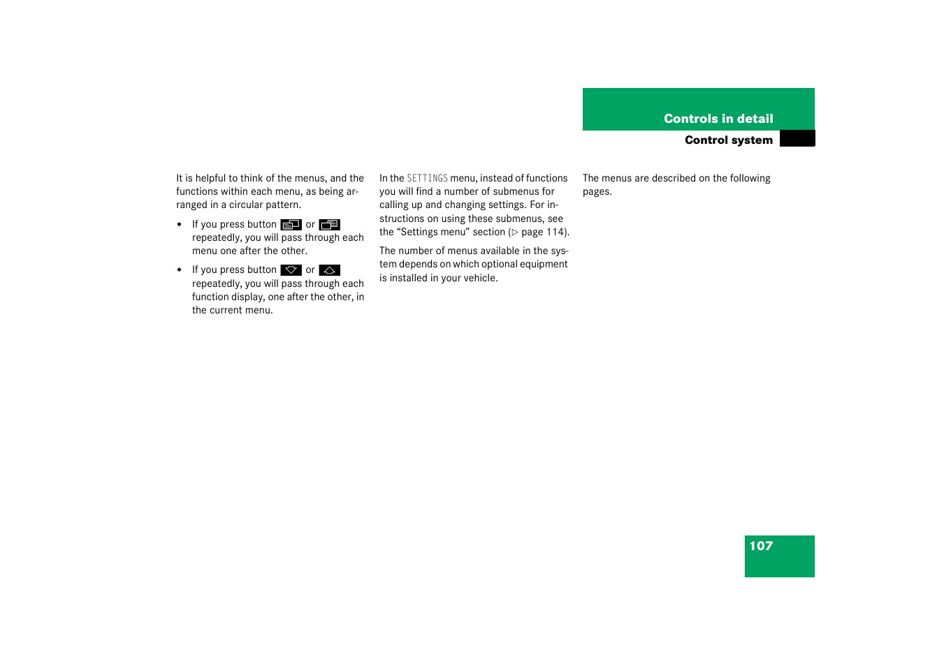 Mercedes-Benz 2003 C-Class Coupe User Manual | Page 107 / 356