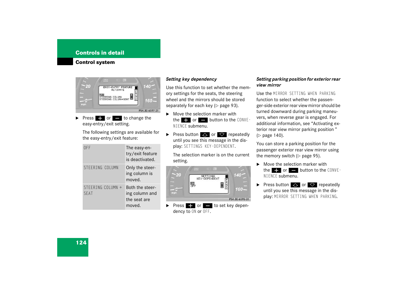 Mercedes-Benz 2003 C-Class Coupe User Manual | Page 124 / 356