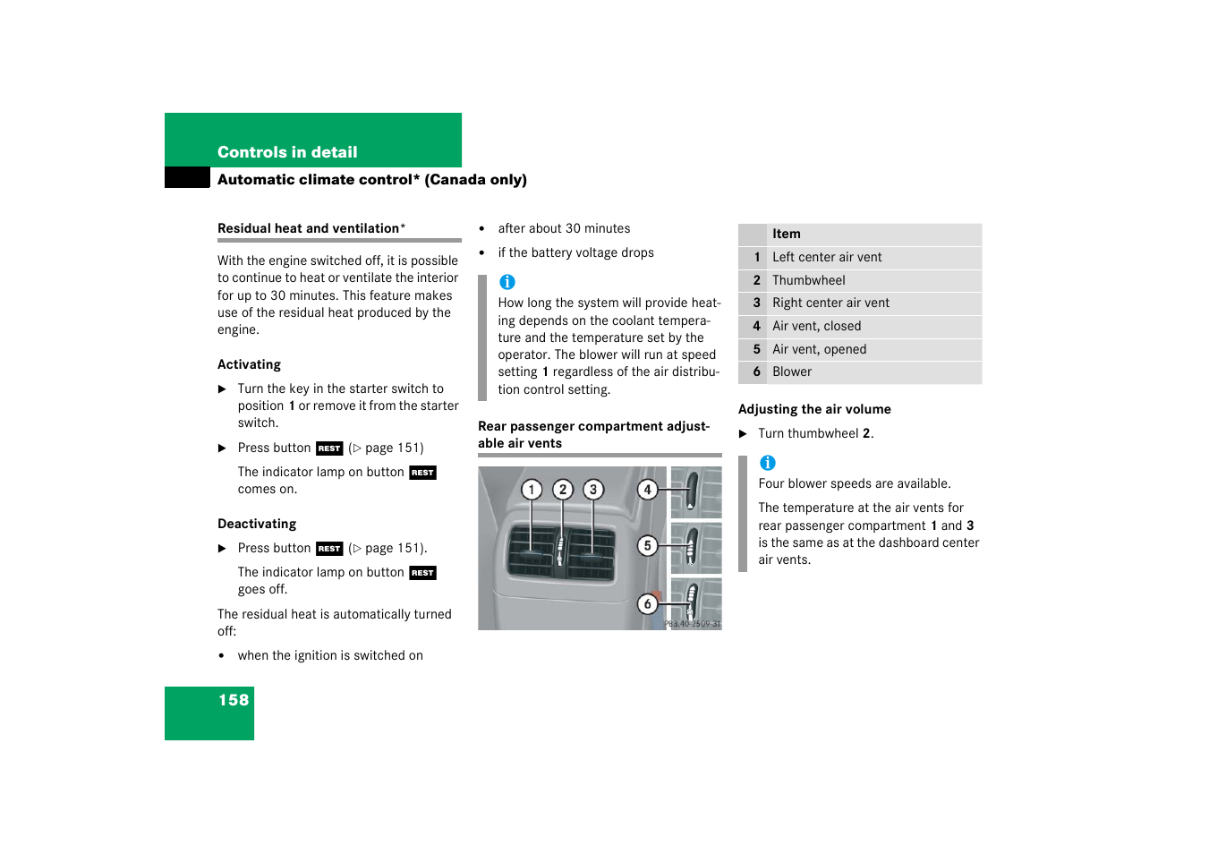 Mercedes-Benz 2003 C-Class Coupe User Manual | Page 158 / 356