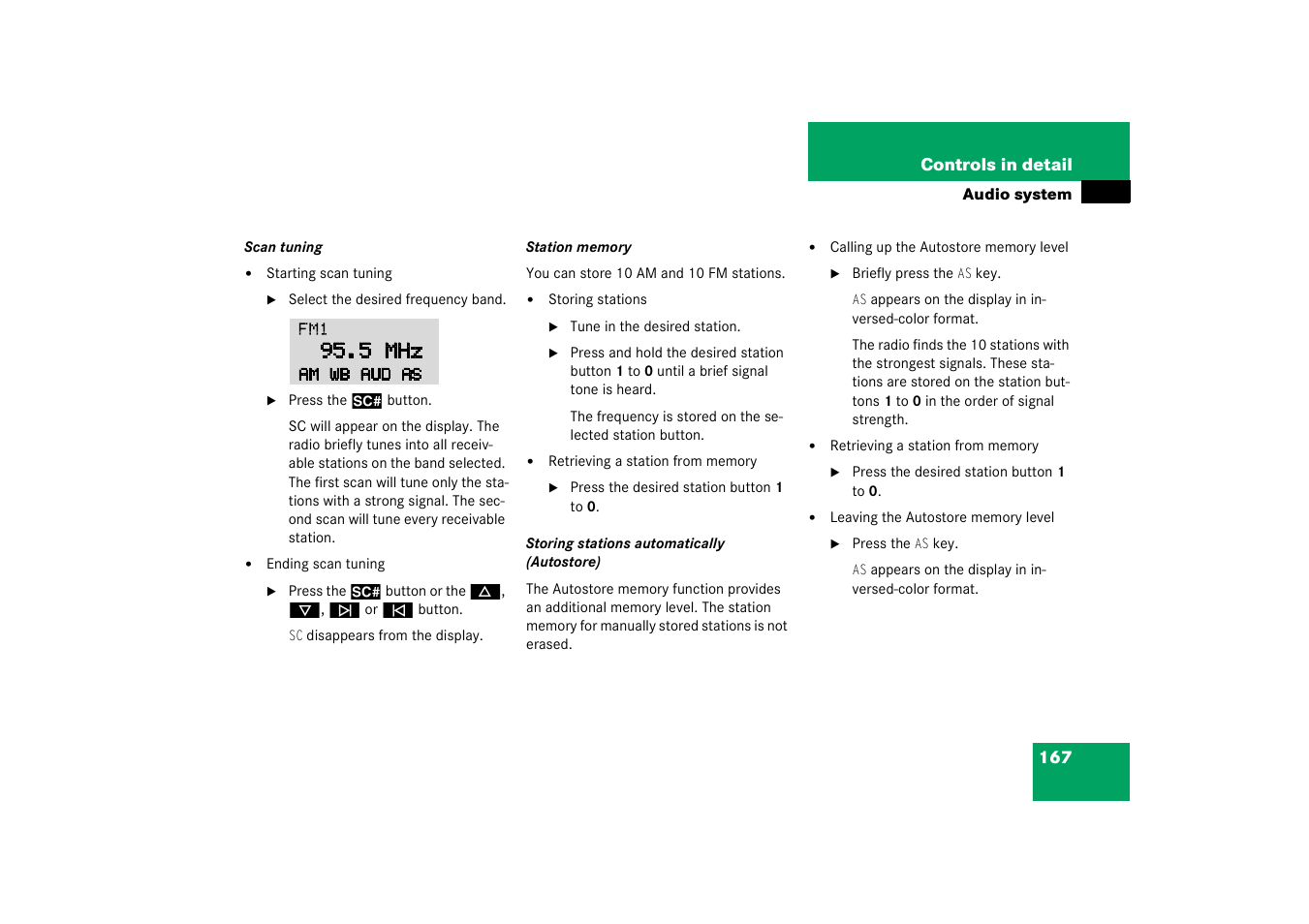 Mercedes-Benz 2003 C-Class Coupe User Manual | Page 167 / 356