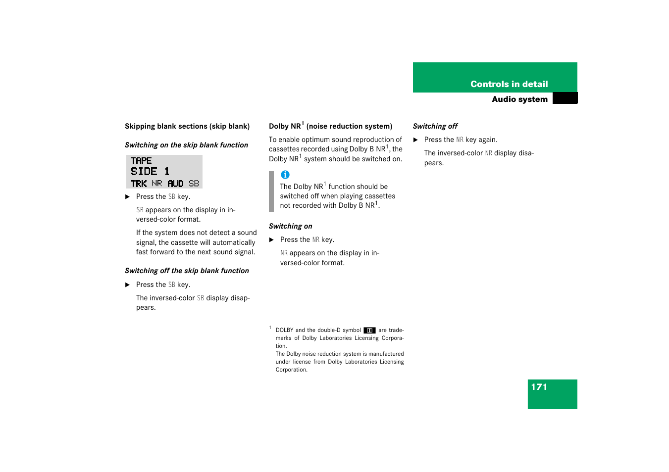 Mercedes-Benz 2003 C-Class Coupe User Manual | Page 171 / 356