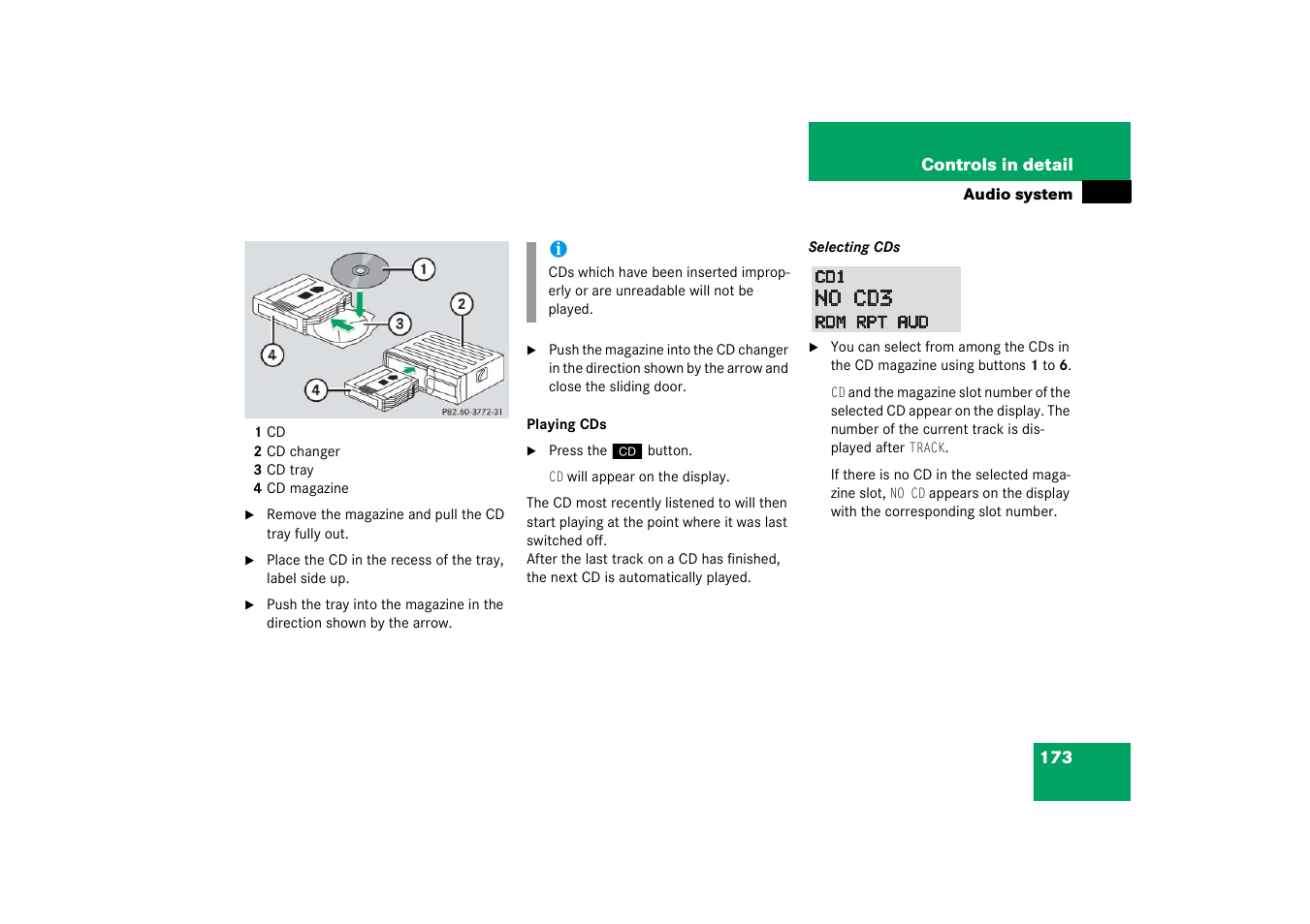 Mercedes-Benz 2003 C-Class Coupe User Manual | Page 173 / 356