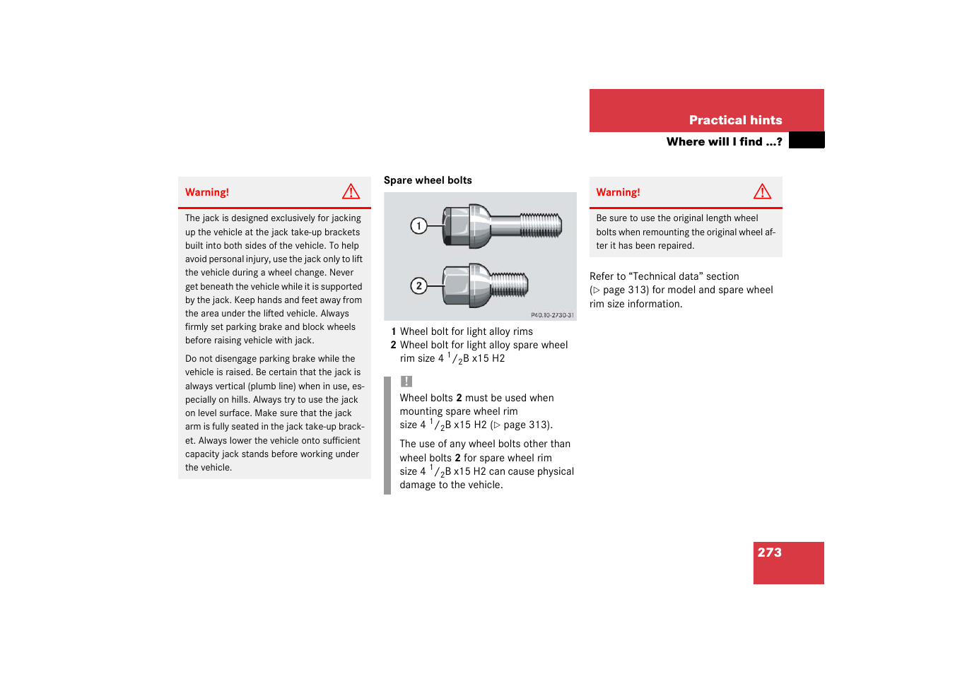 Mercedes-Benz 2003 C-Class Coupe User Manual | Page 273 / 356