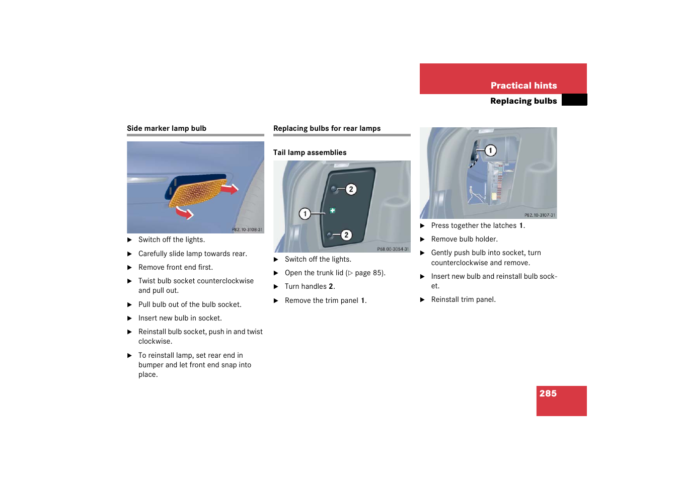 Mercedes-Benz 2003 C-Class Coupe User Manual | Page 285 / 356