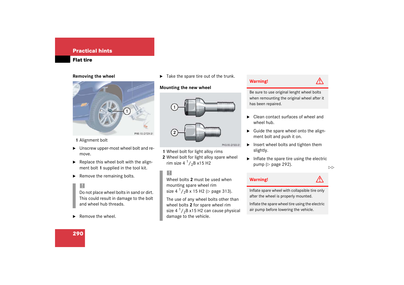 Mercedes-Benz 2003 C-Class Coupe User Manual | Page 290 / 356