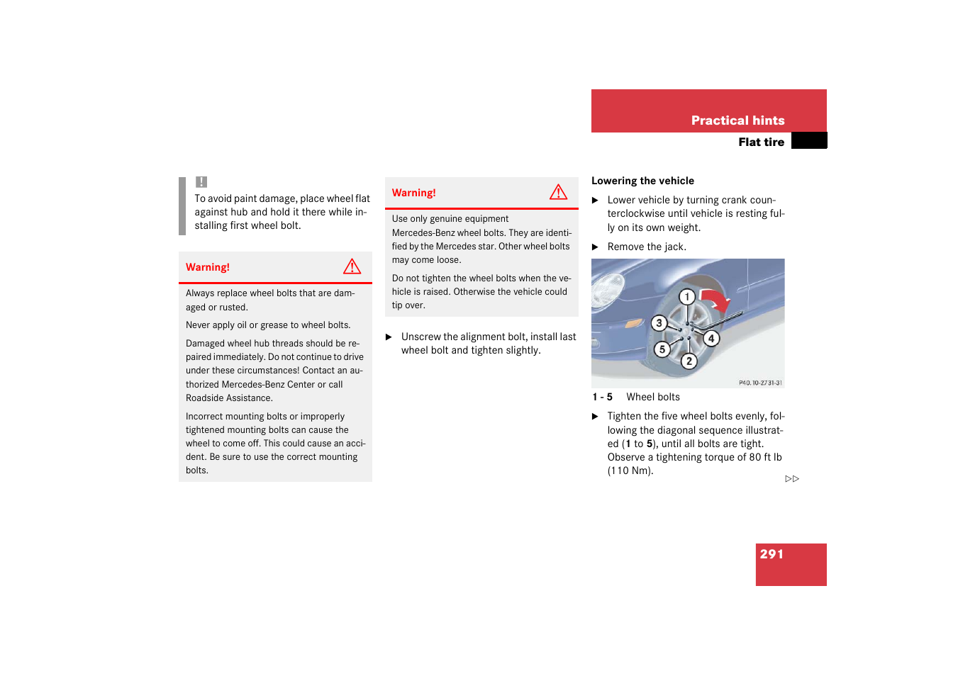 Mercedes-Benz 2003 C-Class Coupe User Manual | Page 291 / 356