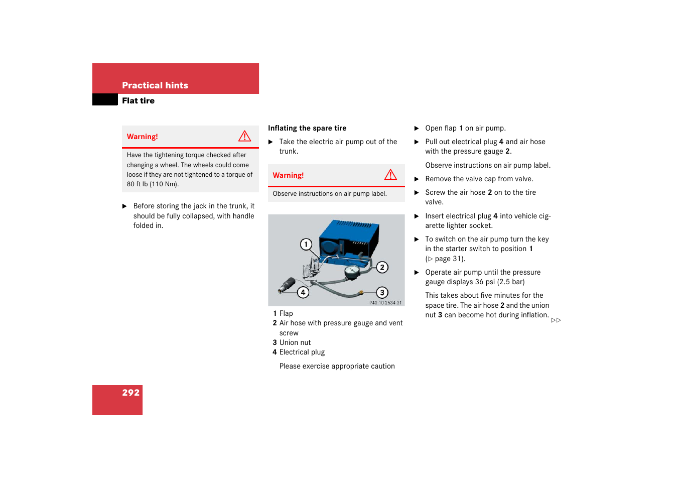 Mercedes-Benz 2003 C-Class Coupe User Manual | Page 292 / 356