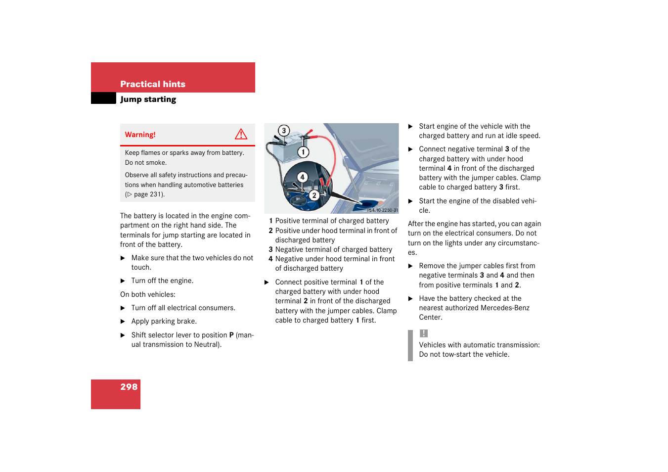 Mercedes-Benz 2003 C-Class Coupe User Manual | Page 298 / 356
