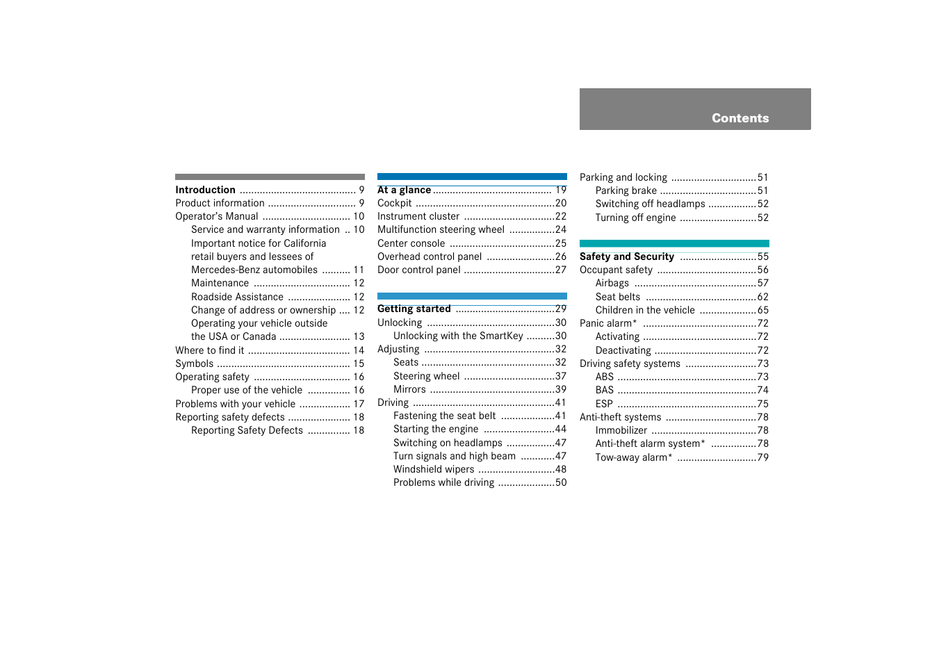 Mercedes-Benz 2003 C-Class Coupe User Manual | Page 3 / 356