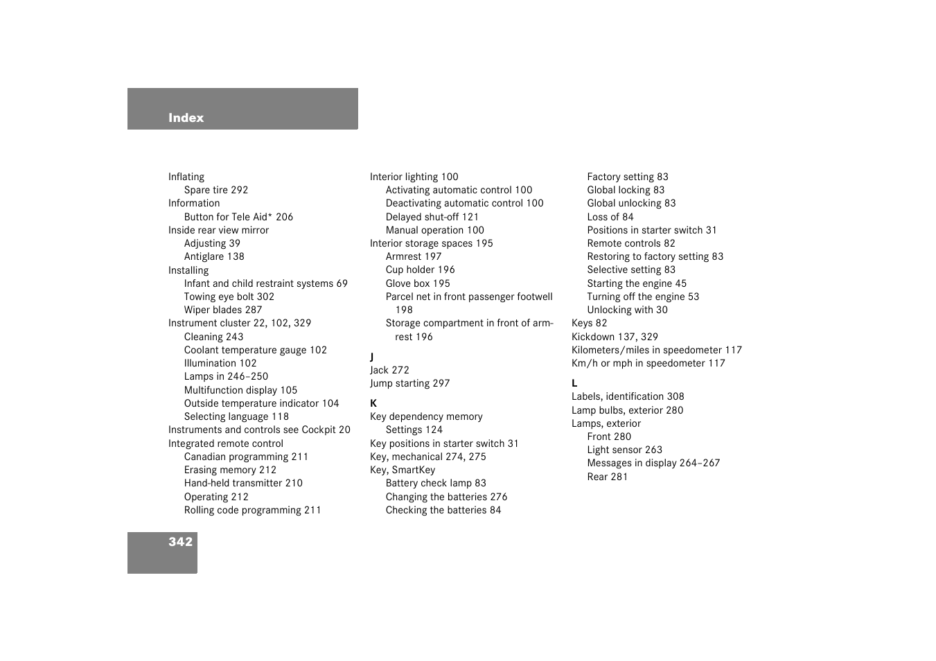 Mercedes-Benz 2003 C-Class Coupe User Manual | Page 342 / 356