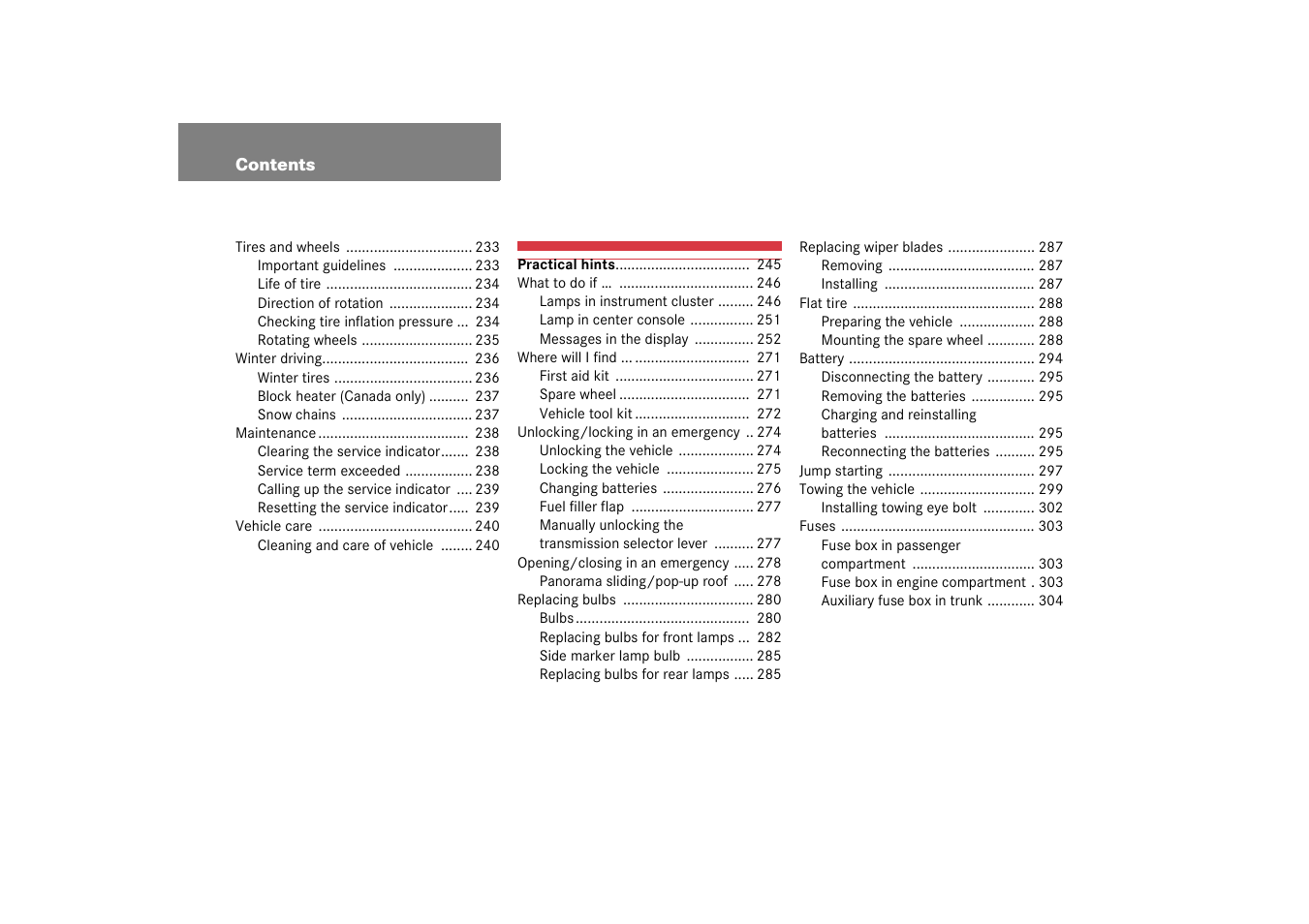 Mercedes-Benz 2003 C-Class Coupe User Manual | Page 6 / 356