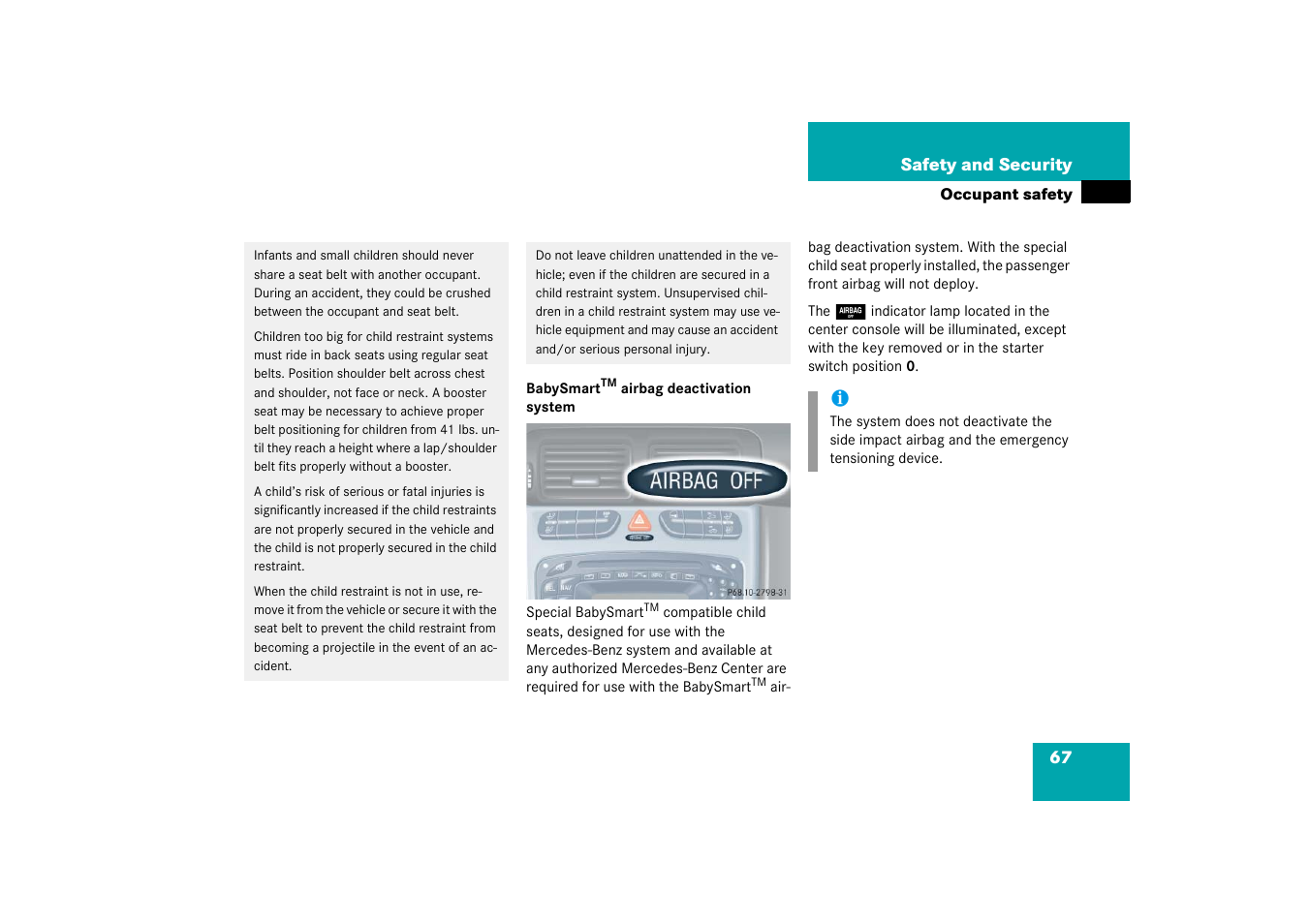 Mercedes-Benz 2003 C-Class Coupe User Manual | Page 67 / 356