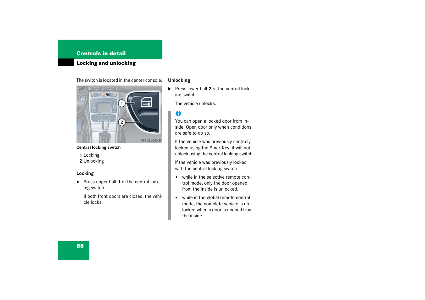 Mercedes-Benz 2003 C-Class Coupe User Manual | Page 88 / 356