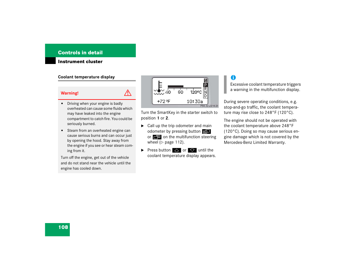 Mercedes-Benz 2004 C-Class Wagon User Manual | Page 108 / 400