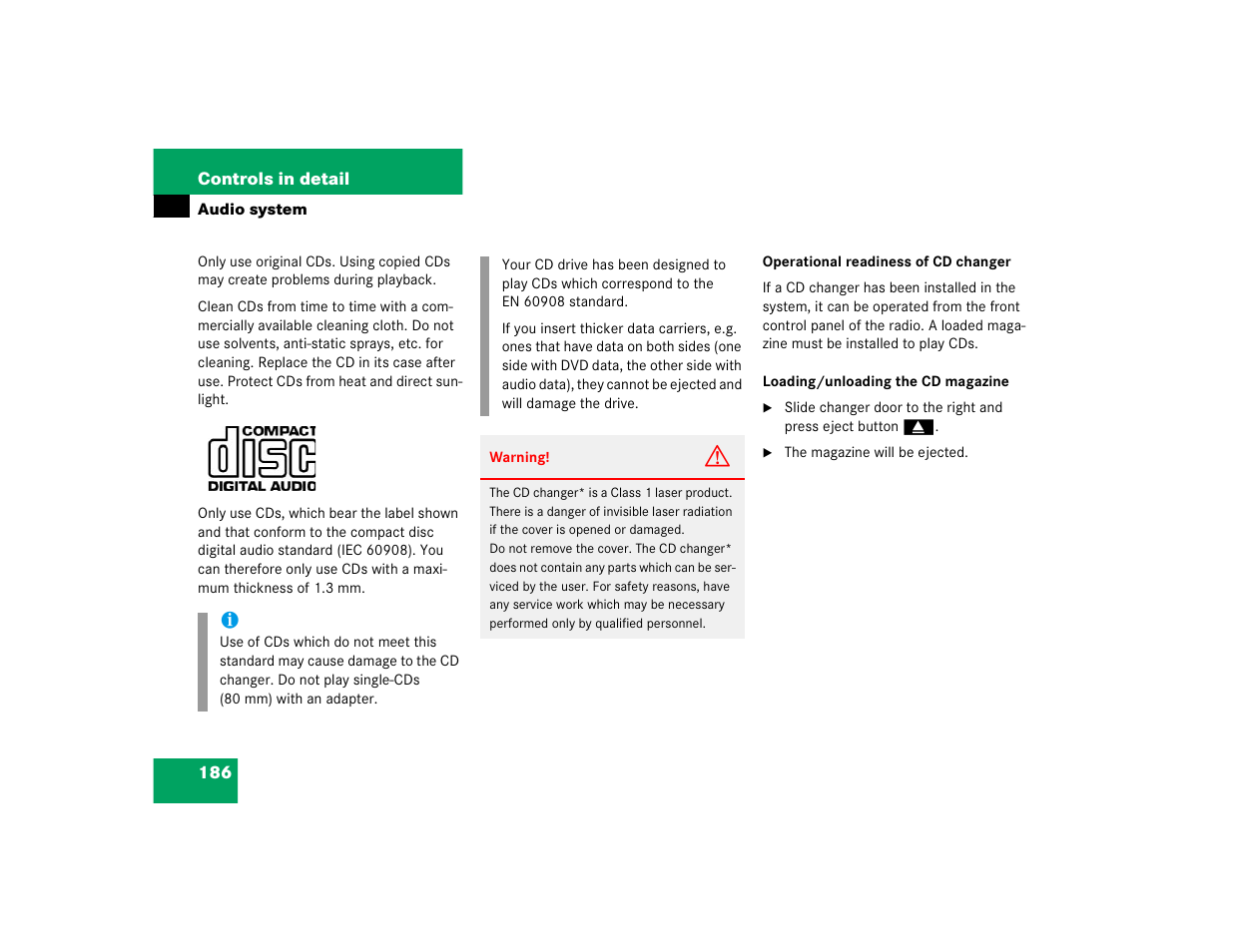 Mercedes-Benz 2004 C-Class Wagon User Manual | Page 186 / 400