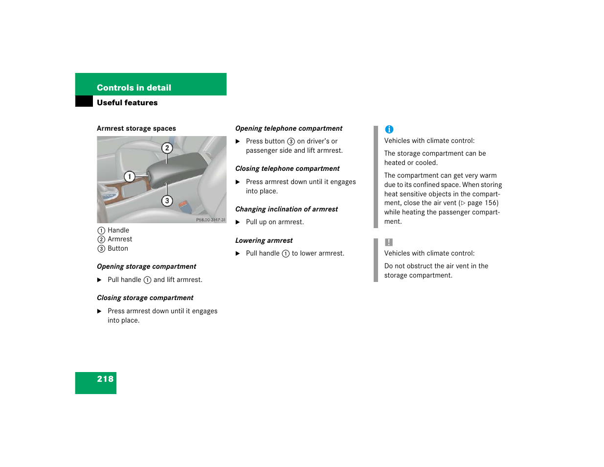 Mercedes-Benz 2004 C-Class Wagon User Manual | Page 218 / 400