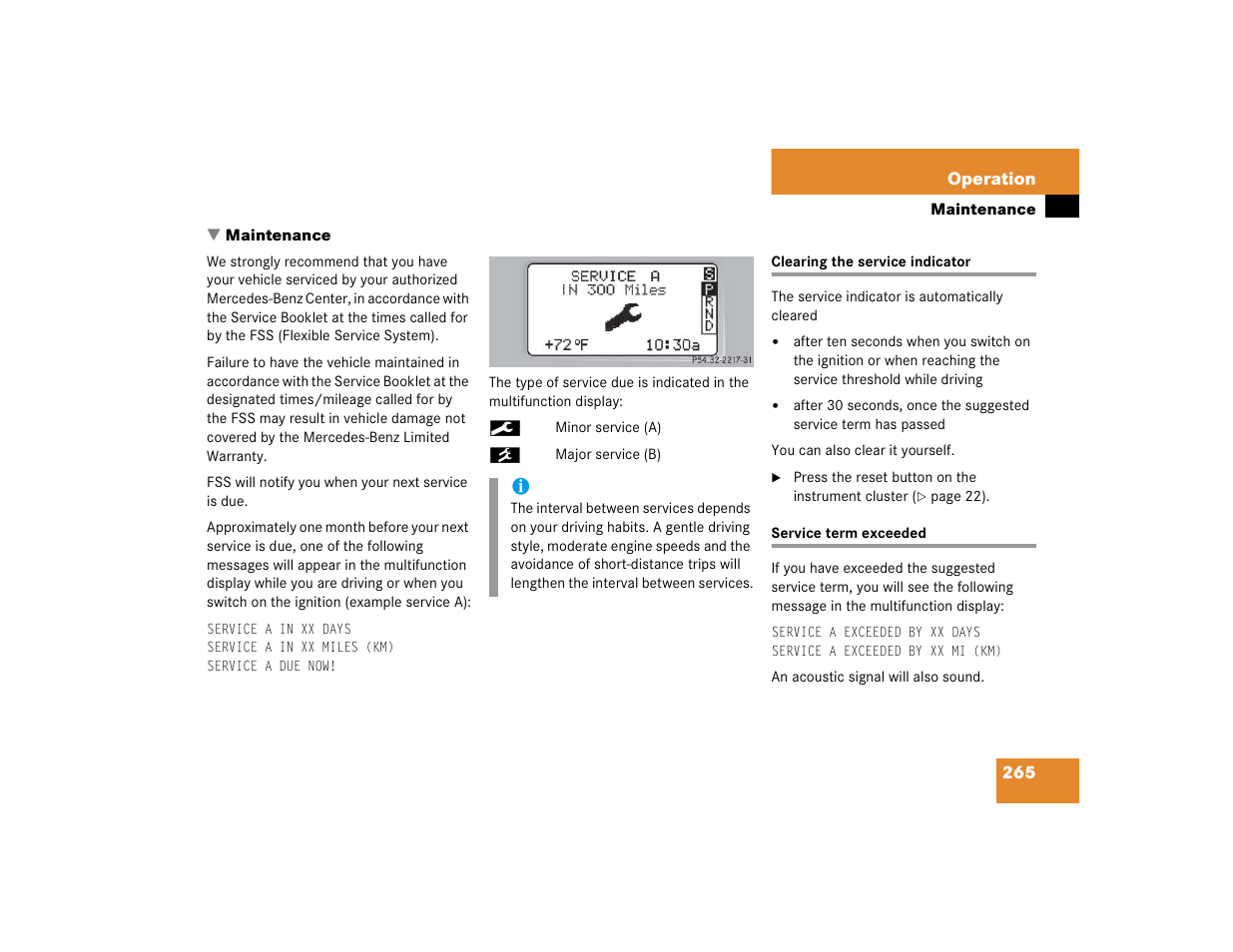 Mercedes-Benz 2004 C-Class Wagon User Manual | Page 265 / 400