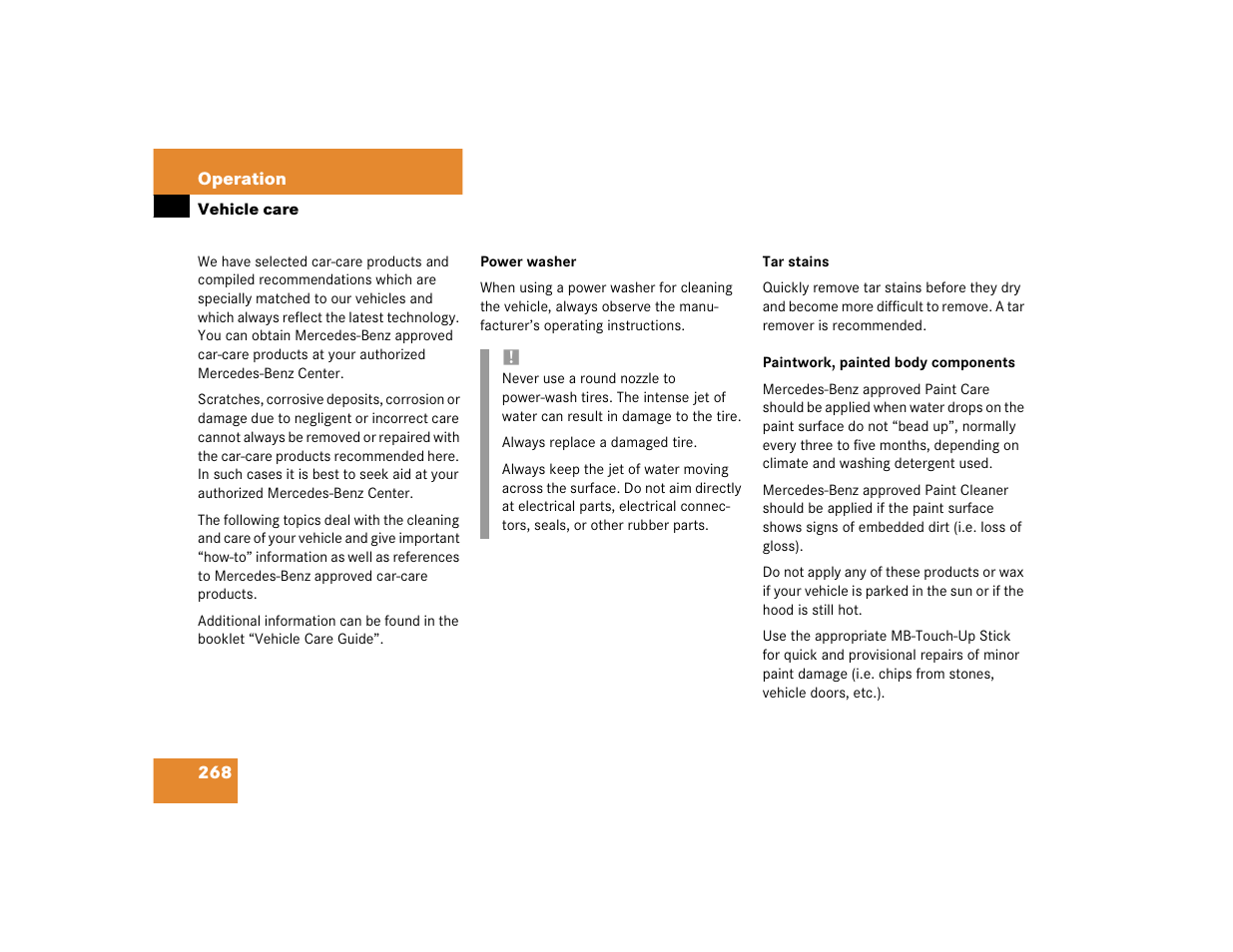 Mercedes-Benz 2004 C-Class Wagon User Manual | Page 268 / 400