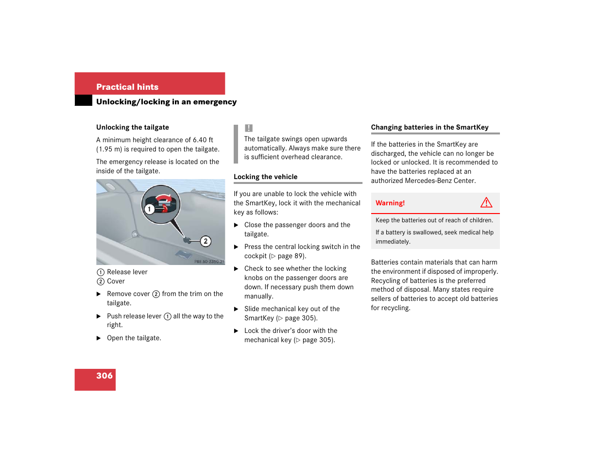 Mercedes-Benz 2004 C-Class Wagon User Manual | Page 306 / 400
