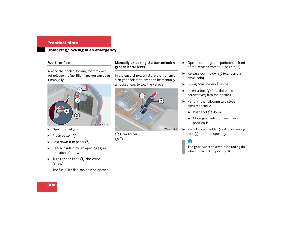 Mercedes-Benz 2004 C-Class Wagon User Manual | Page 308 / 400
