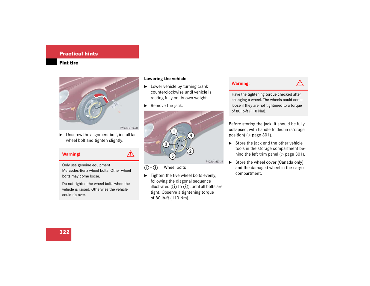 Mercedes-Benz 2004 C-Class Wagon User Manual | Page 322 / 400