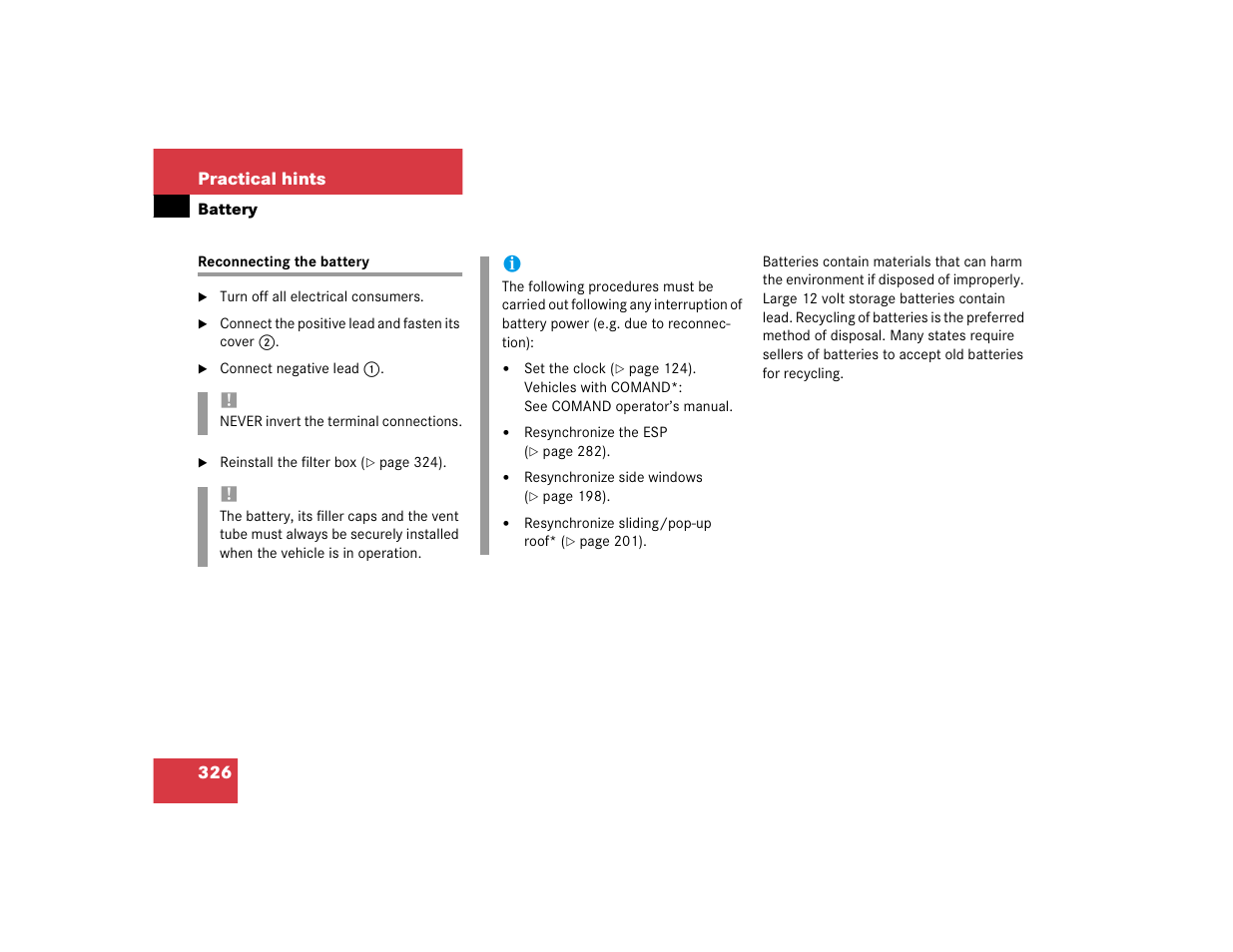 Mercedes-Benz 2004 C-Class Wagon User Manual | Page 326 / 400