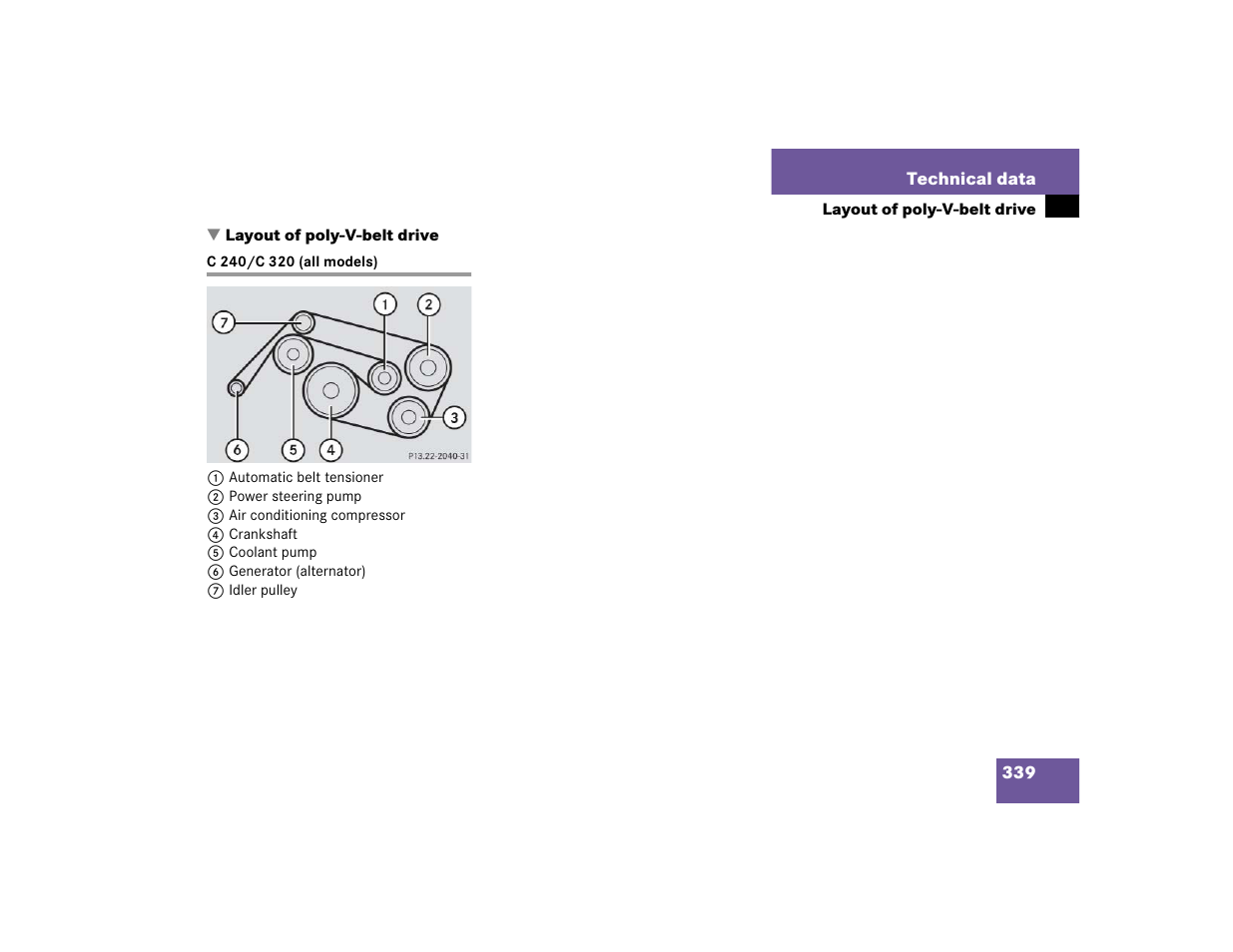 Mercedes-Benz 2004 C-Class Wagon User Manual | Page 339 / 400