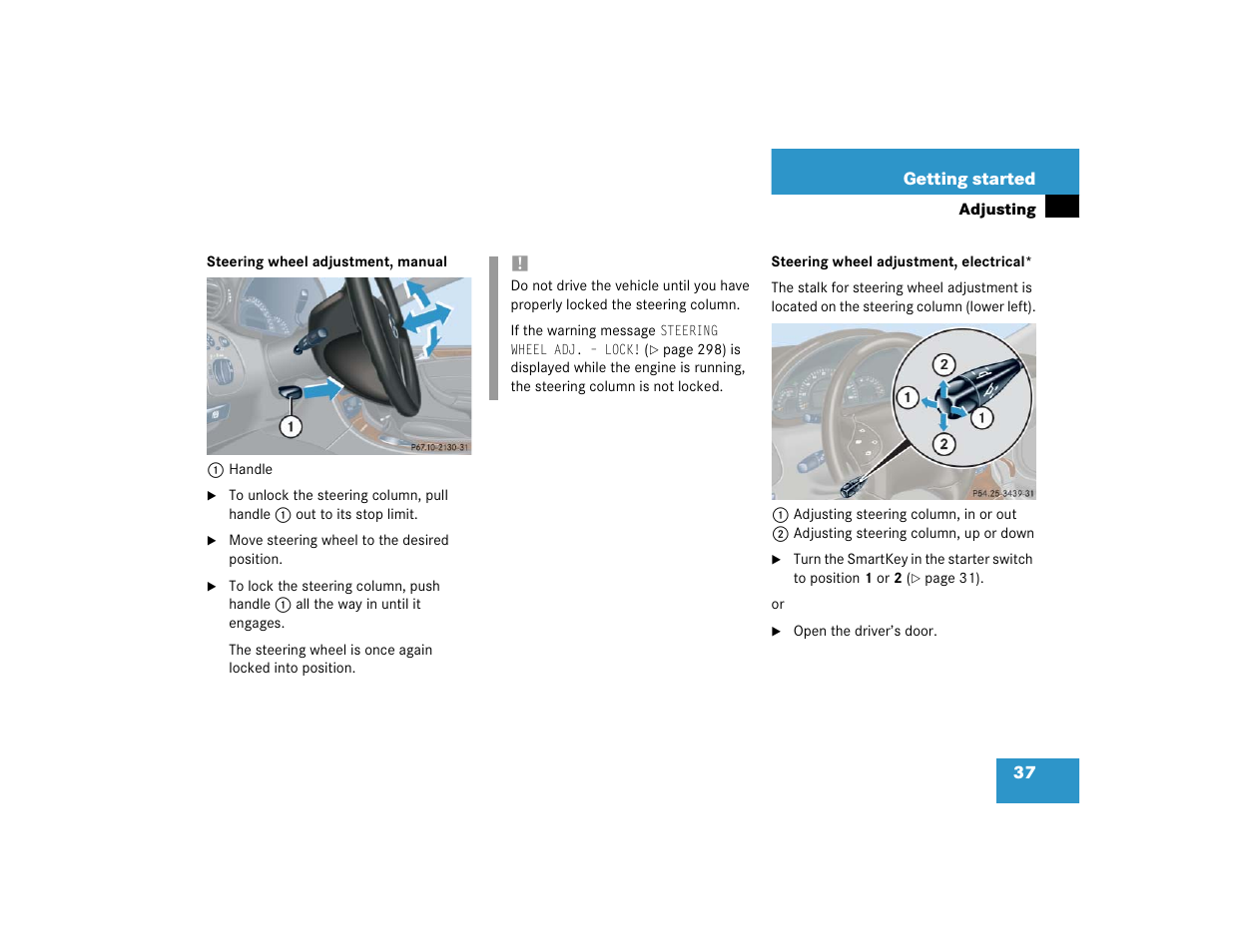 Mercedes-Benz 2004 C-Class Wagon User Manual | Page 37 / 400