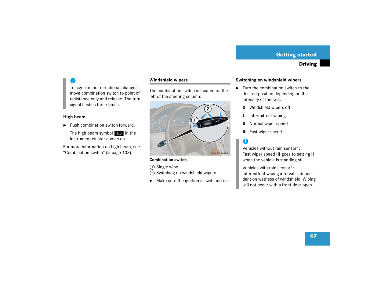 Mercedes-Benz 2004 C-Class Wagon User Manual | Page 47 / 400