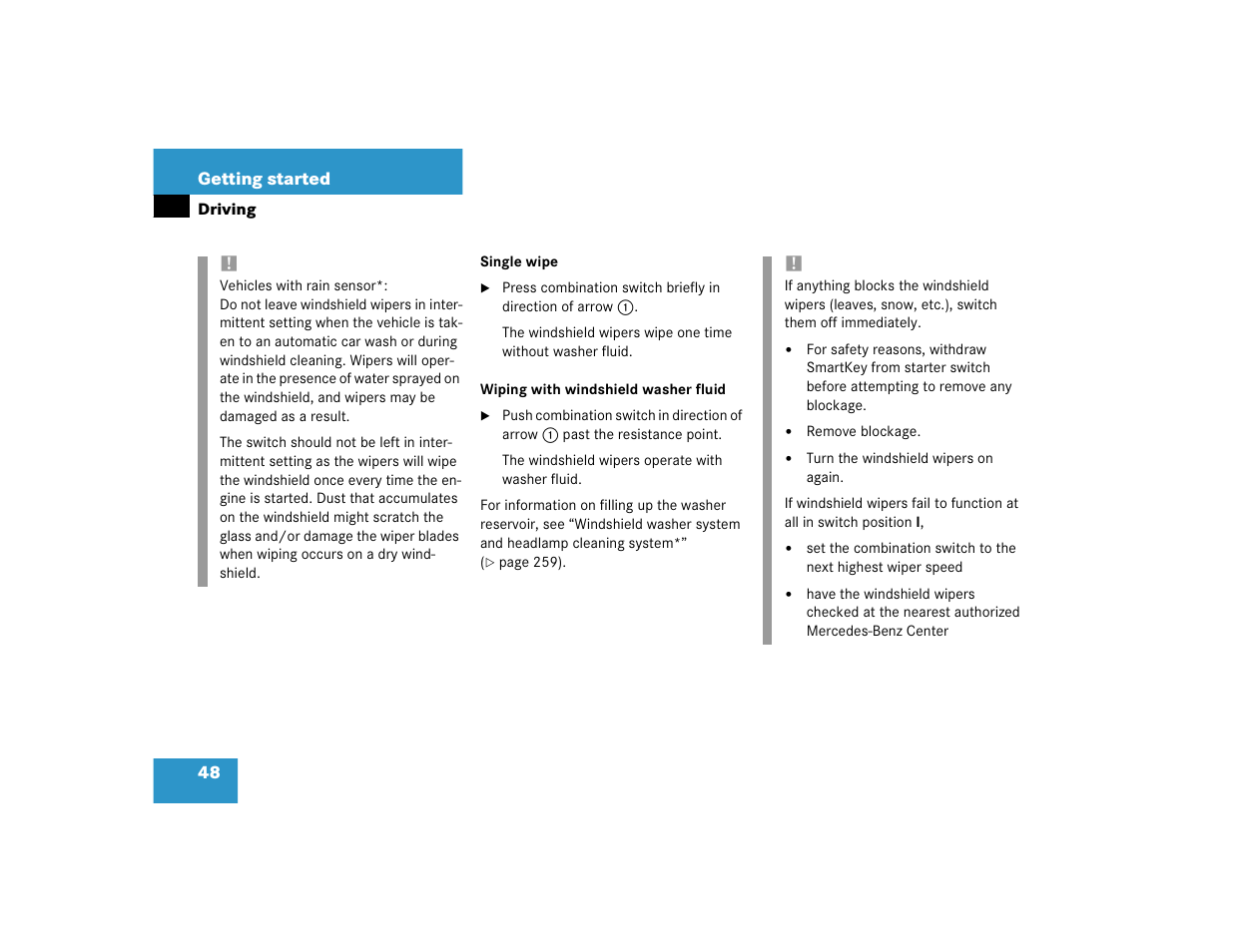 Mercedes-Benz 2004 C-Class Wagon User Manual | Page 48 / 400