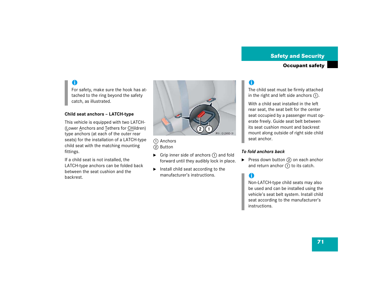 Mercedes-Benz 2004 C-Class Wagon User Manual | Page 71 / 400