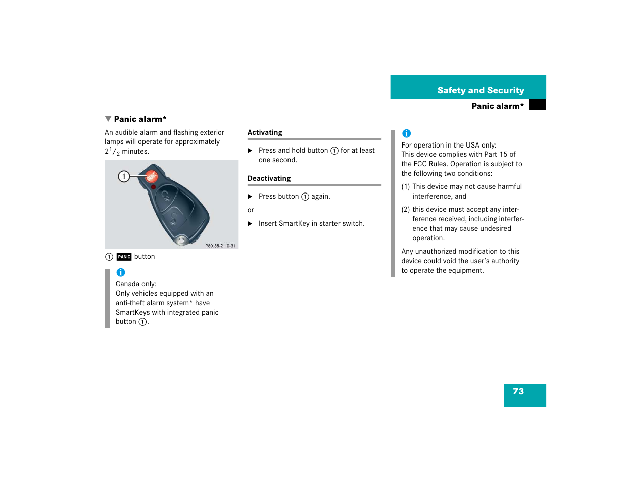 Mercedes-Benz 2004 C-Class Wagon User Manual | Page 73 / 400