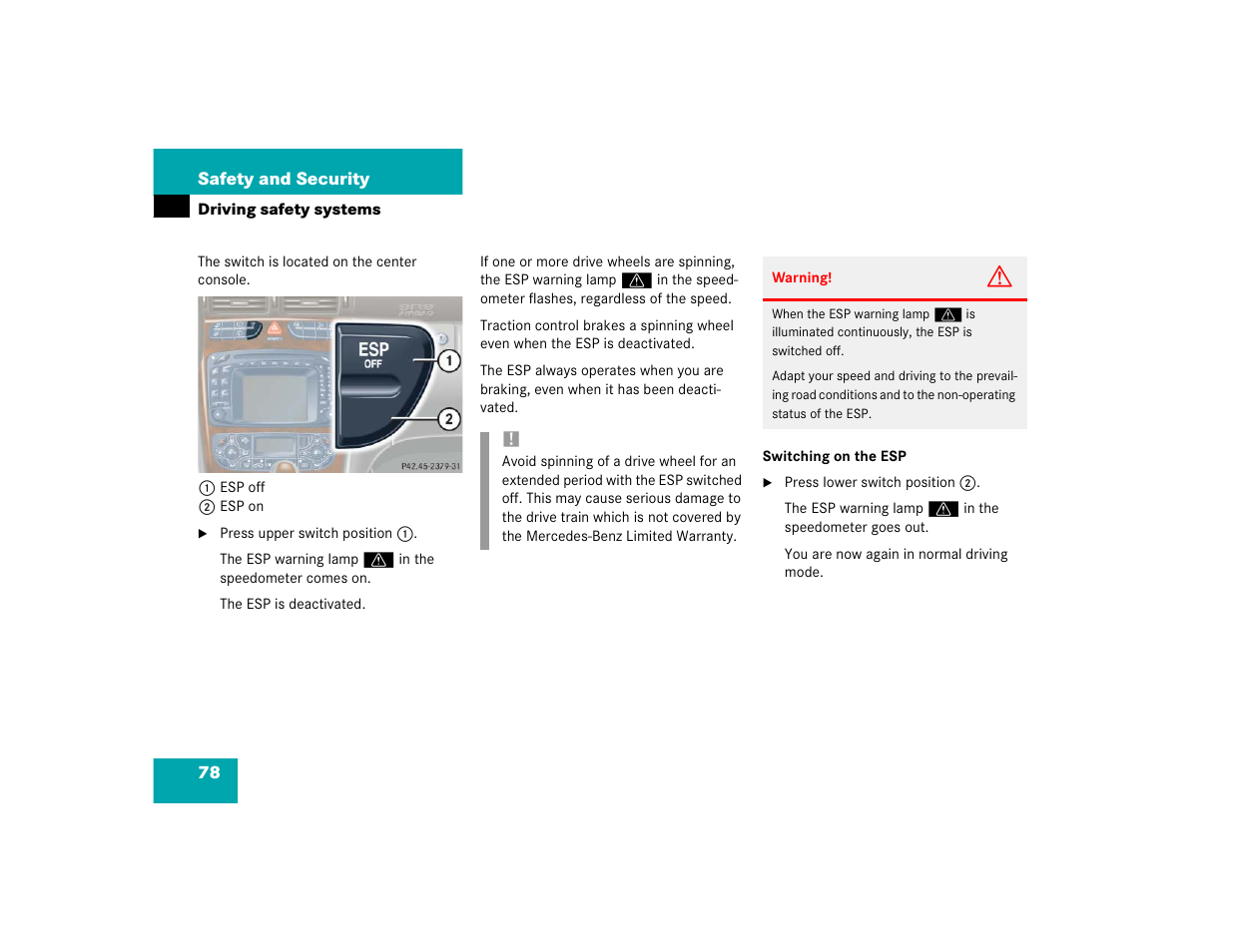 Mercedes-Benz 2004 C-Class Wagon User Manual | Page 78 / 400