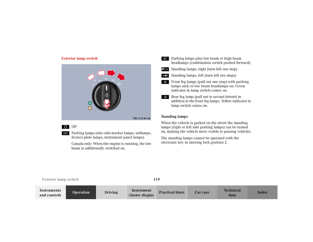 Mercedes-Benz 2001 E -Class Wagon User Manual | Page 122 / 345