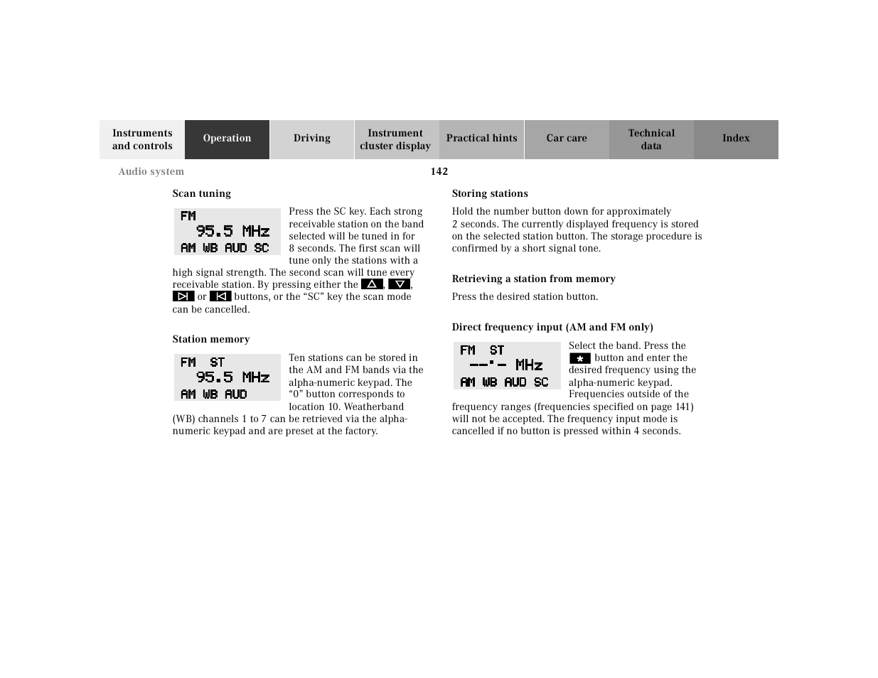 Mercedes-Benz 2001 E -Class Wagon User Manual | Page 145 / 345