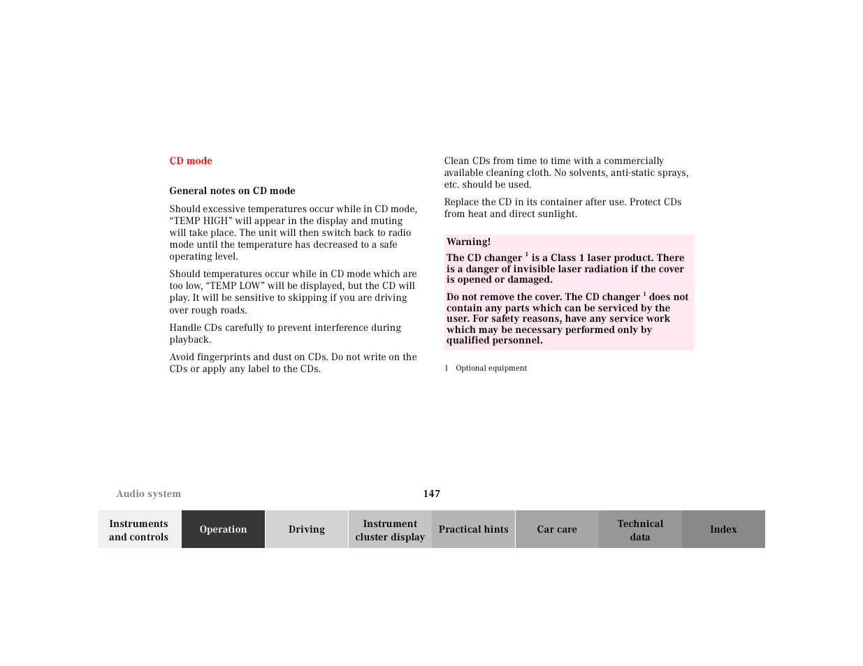 Mercedes-Benz 2001 E -Class Wagon User Manual | Page 150 / 345