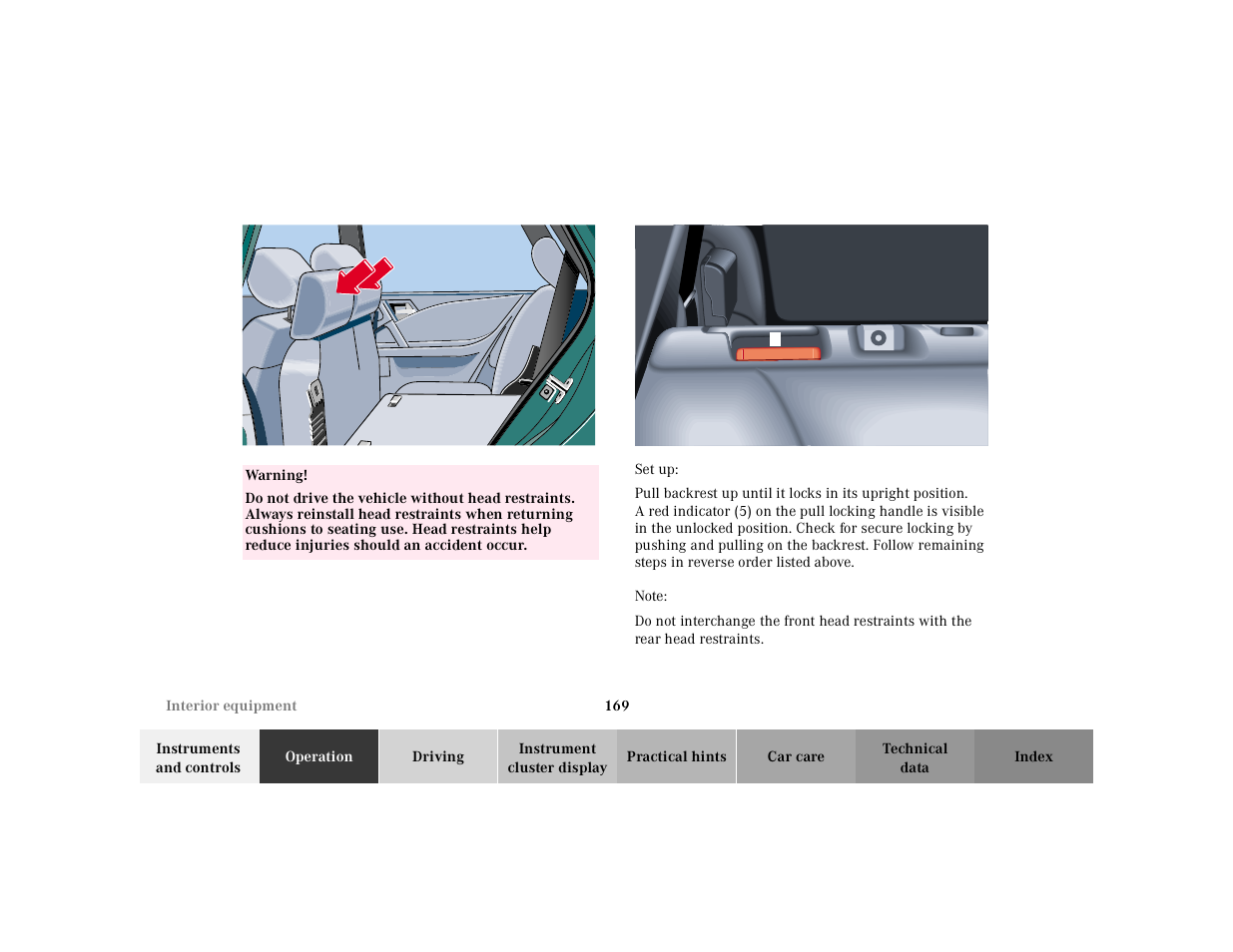 Mercedes-Benz 2001 E -Class Wagon User Manual | Page 172 / 345