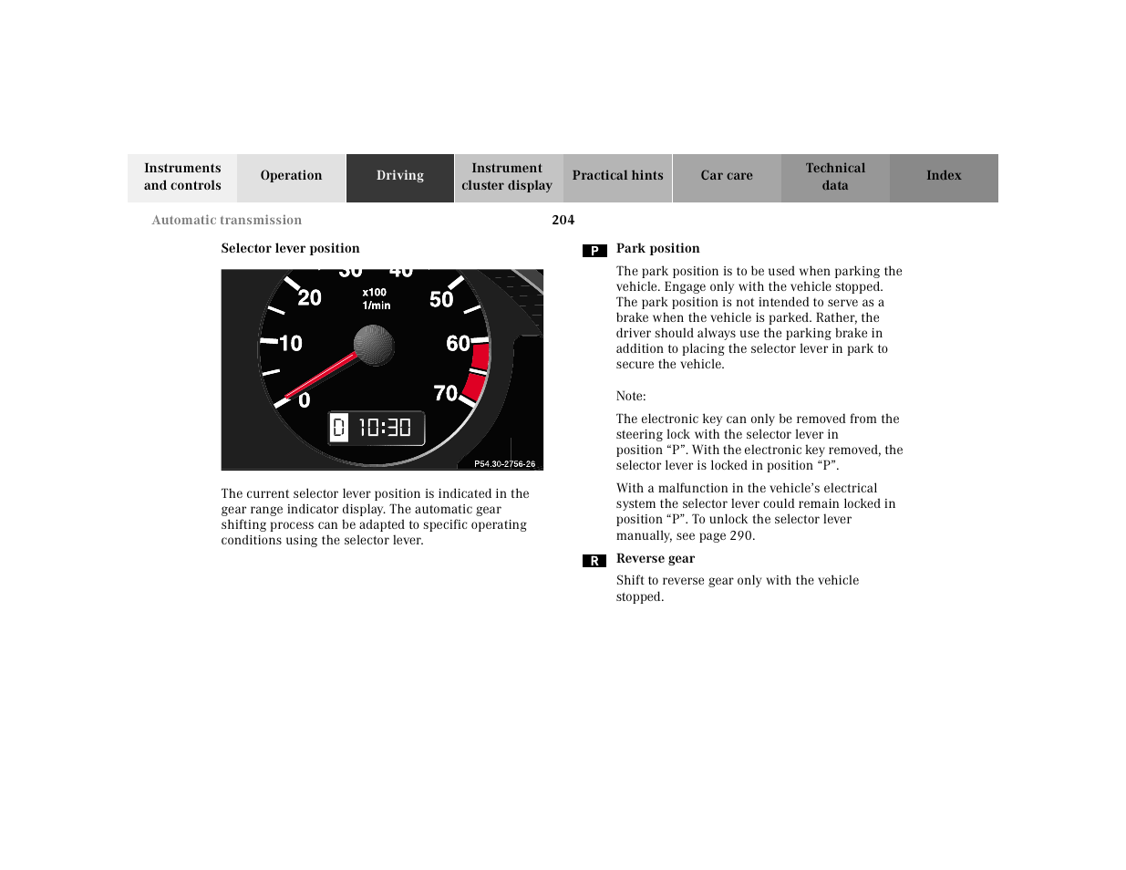 Mercedes-Benz 2001 E -Class Wagon User Manual | Page 207 / 345