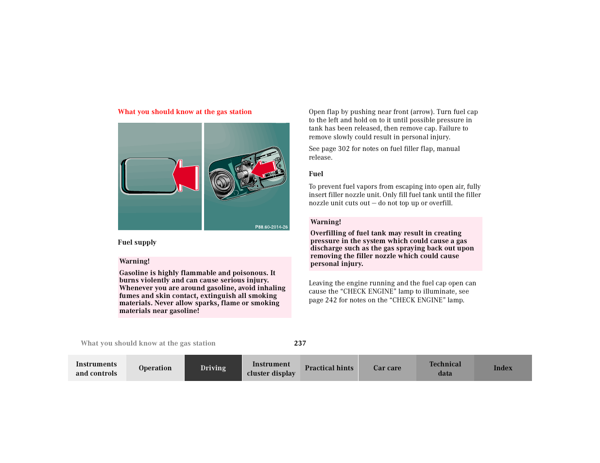 Mercedes-Benz 2001 E -Class Wagon User Manual | Page 240 / 345