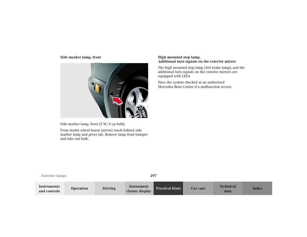 Mercedes-Benz 2001 E -Class Wagon User Manual | Page 300 / 345