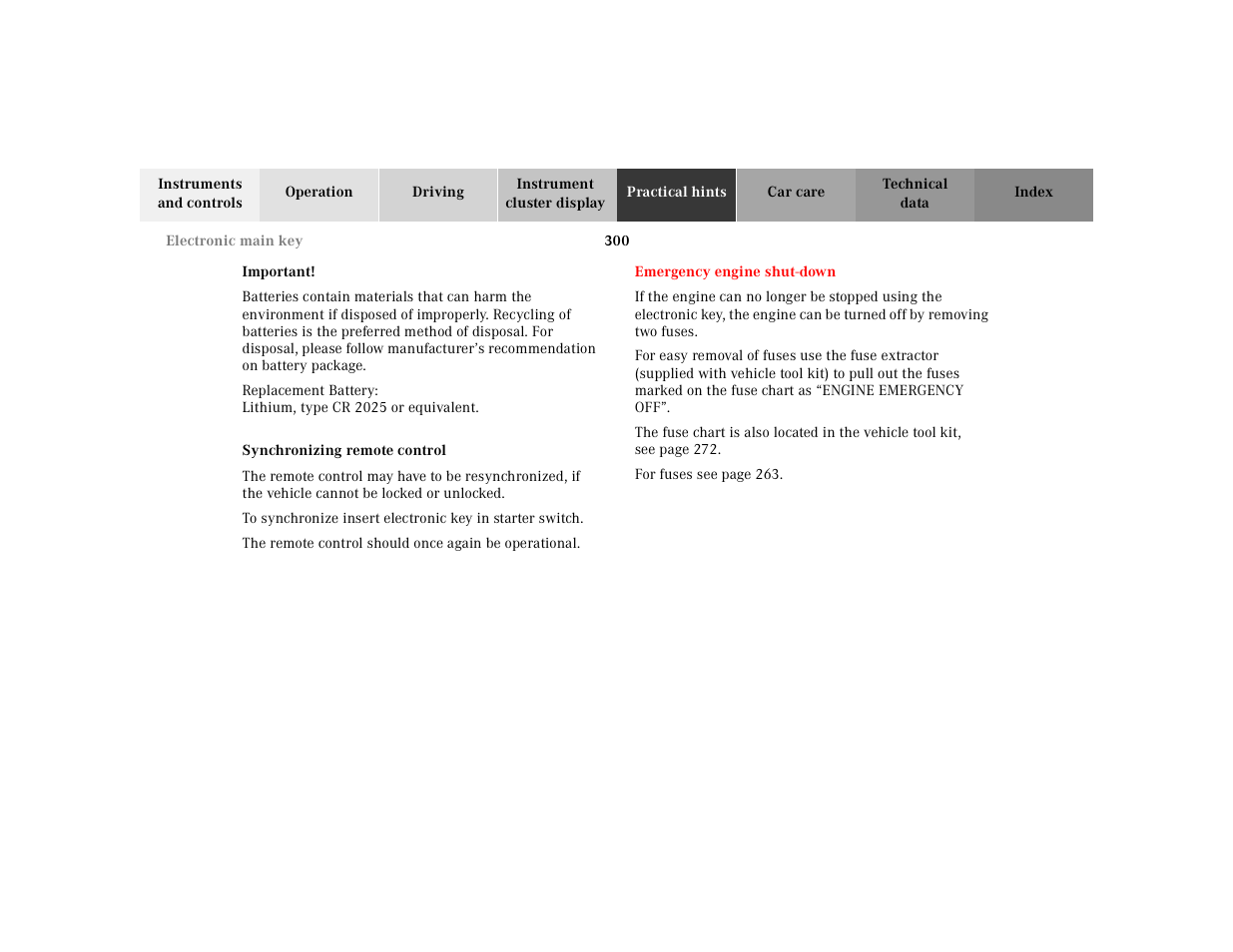 Mercedes-Benz 2001 E -Class Wagon User Manual | Page 303 / 345