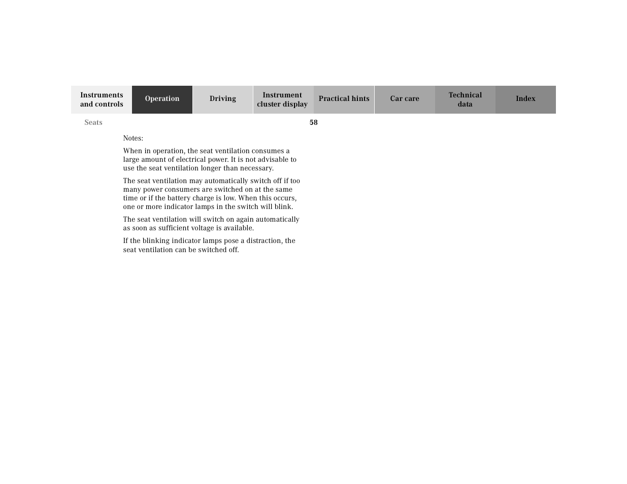 Mercedes-Benz 2001 E -Class Wagon User Manual | Page 61 / 345