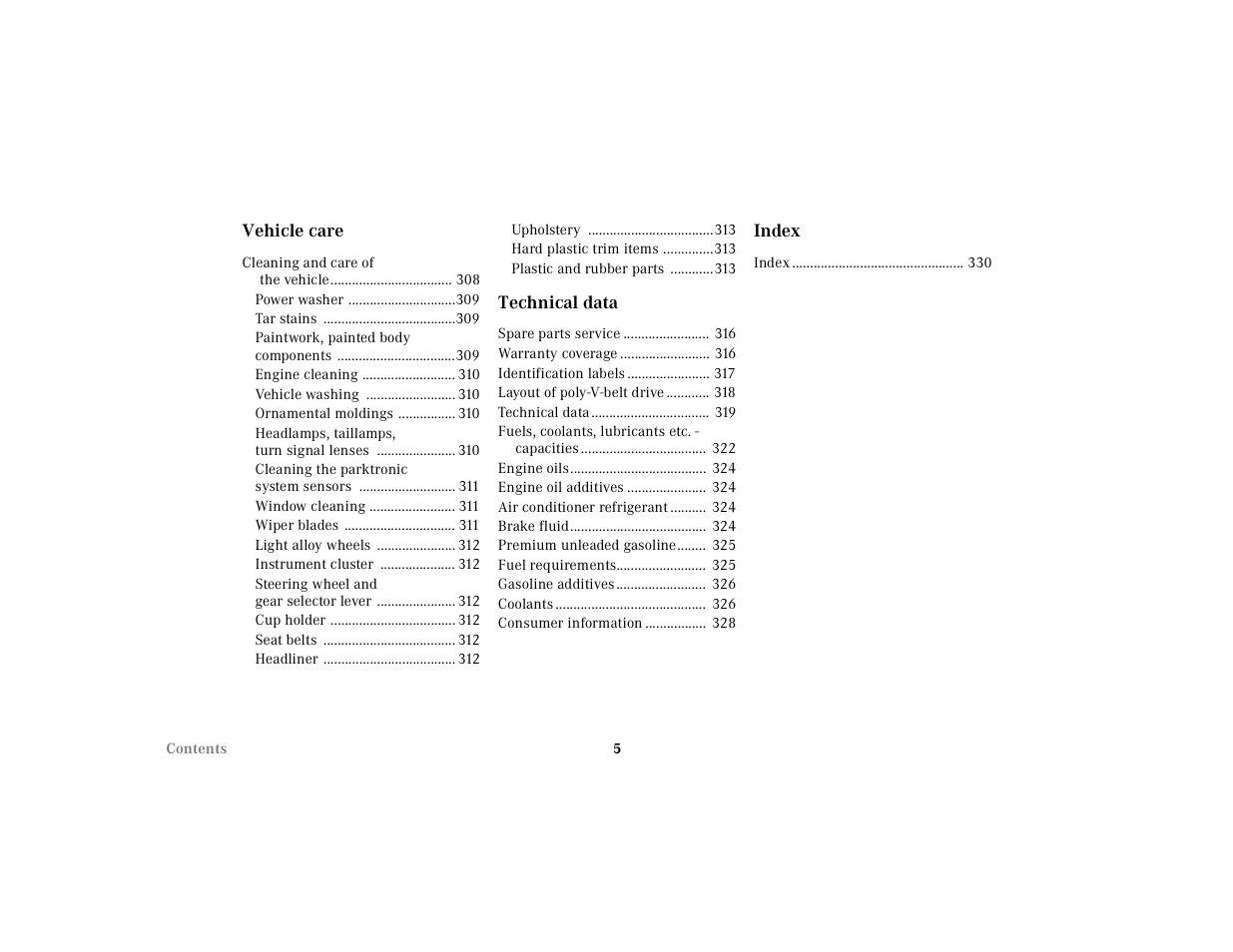 Mercedes-Benz 2001 E -Class Wagon User Manual | Page 8 / 345