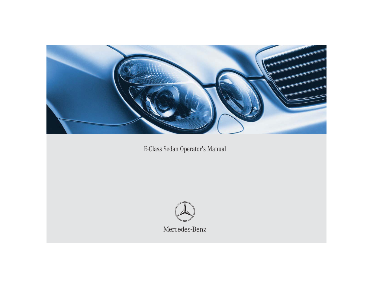 Mercedes-Benz 2004 E 55 AMG User Manual | 451 pages