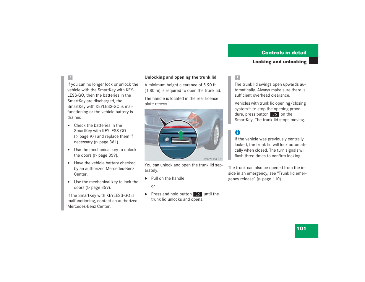 Mercedes-Benz 2004 E 55 AMG User Manual | Page 102 / 451