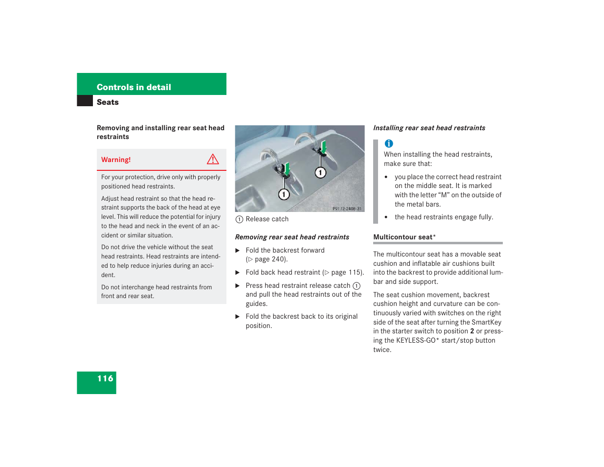 Mercedes-Benz 2004 E 55 AMG User Manual | Page 117 / 451